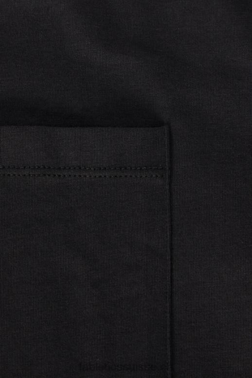 Hommes le t-shirt à poche 24-7 B0B6R3448 noir Fabletics