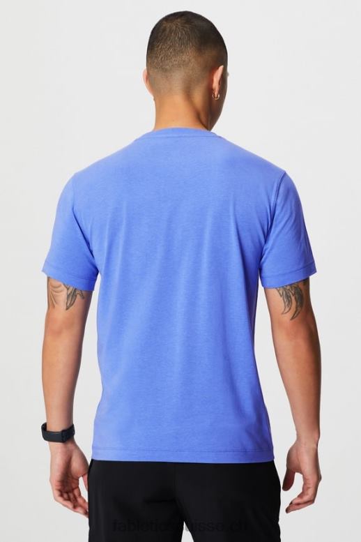 Hommes le t-shirt à poche 24-7 B0B6R3450 punch pervenche Fabletics