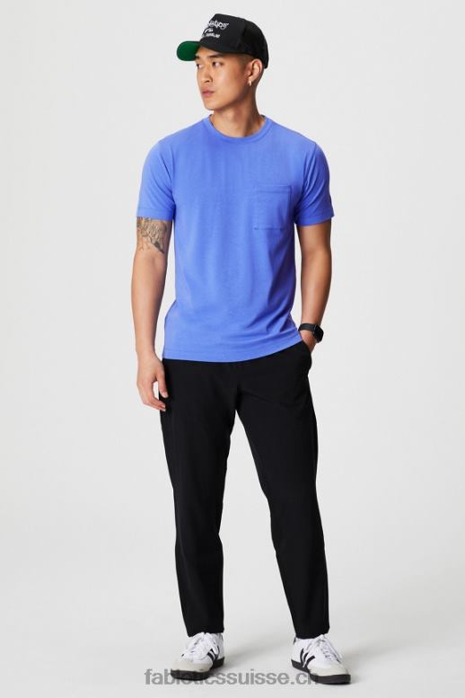 Hommes le t-shirt à poche 24-7 B0B6R3450 punch pervenche Fabletics