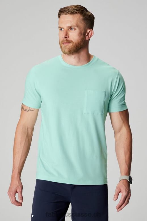 Hommes le t-shirt à poche 24-7 B0B6R3452 brouillard salin Fabletics