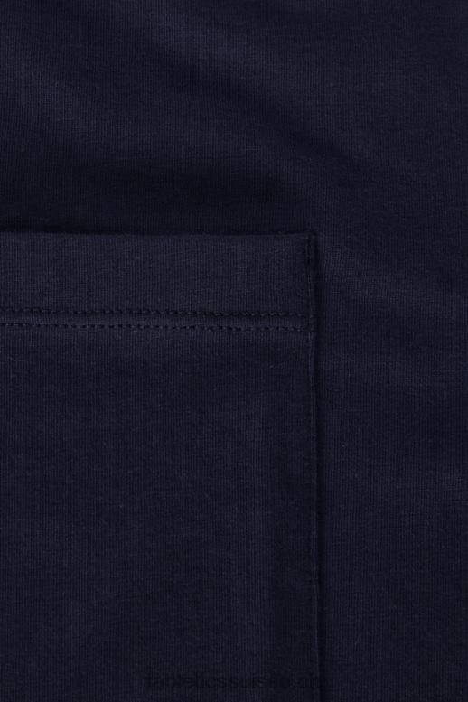 Hommes le t-shirt à poche 24-7 B0B6R3456 bleu marine profond Fabletics