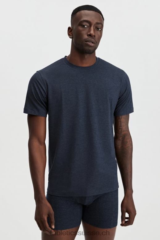 Hommes le t-shirt restoreknit B0B6R3555 marine classique Fabletics