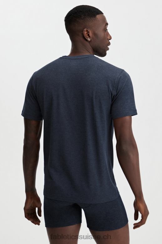 Hommes le t-shirt restoreknit B0B6R3555 marine classique Fabletics