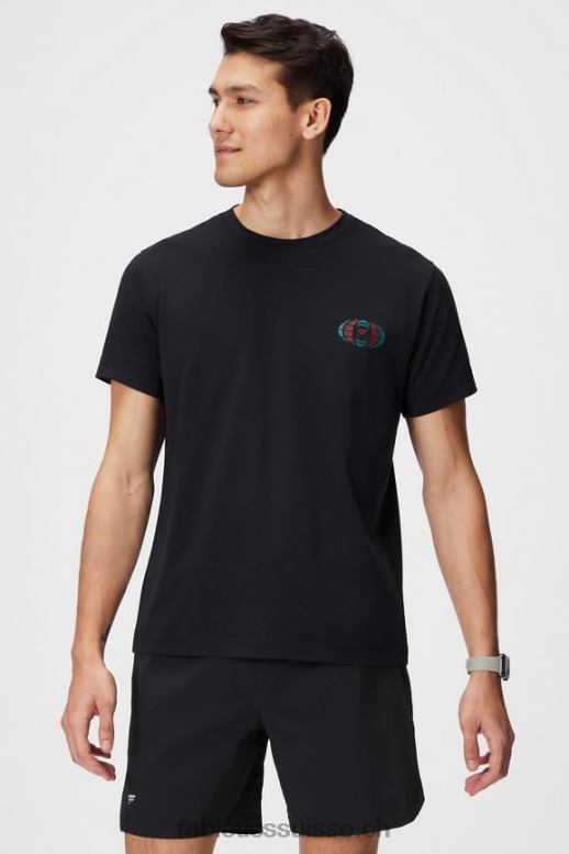 Hommes le tee 24-7 183 B0B6R3513 noir dans le monde entier Fabletics
