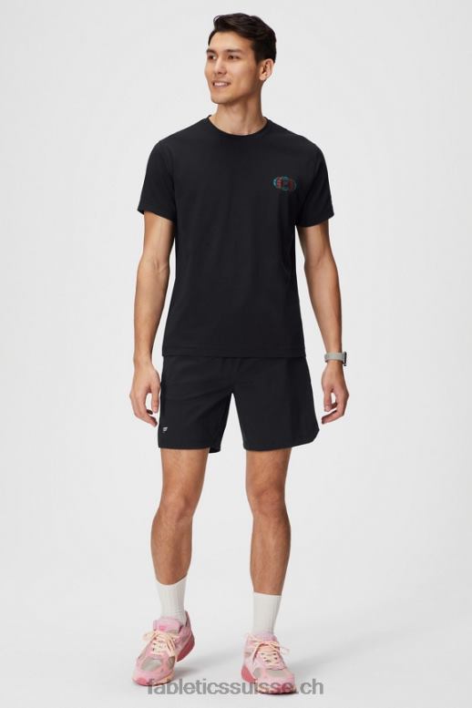 Hommes le tee 24-7 183 B0B6R3513 noir dans le monde entier Fabletics