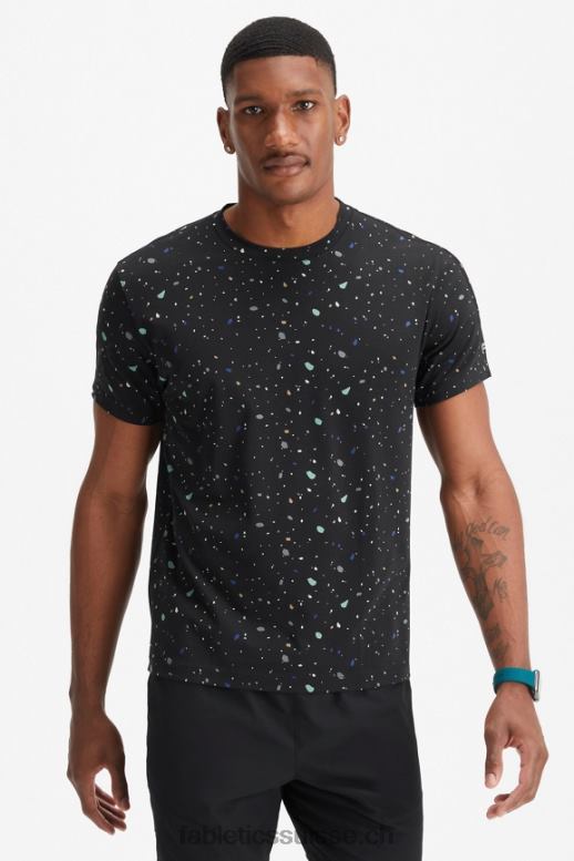 Hommes le tee 24-7 183 B0B6R3515 terrazzo noir Fabletics