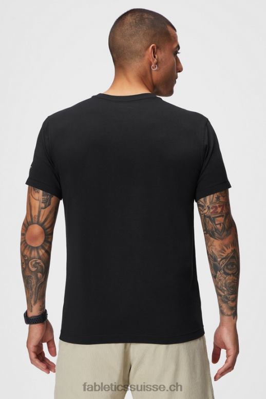 Hommes le tee 24-7 185 B0B6R3544 champion du pb noir Fabletics