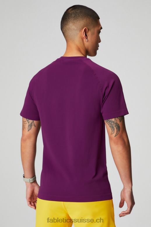 Hommes le tee de la journée d\'entraînement 174 B0B6R3458 aubergine Fabletics