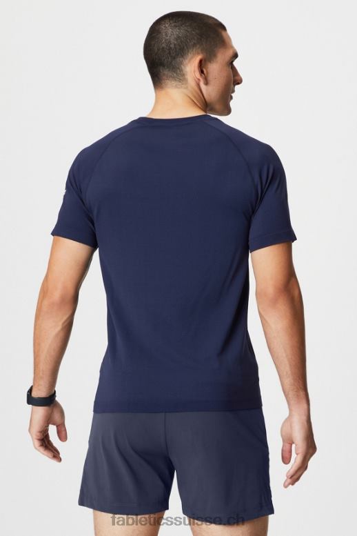 Hommes le tee de la journée d\'entraînement 174 B0B6R3461 ovale marine Fabletics
