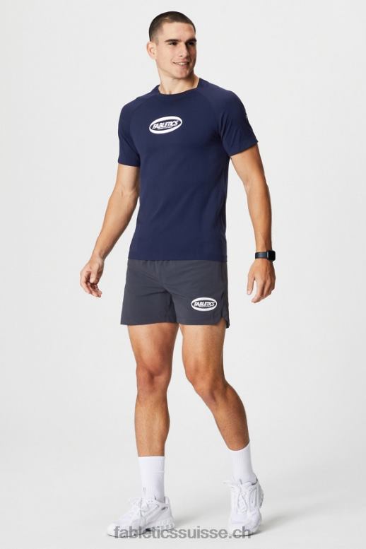 Hommes le tee de la journée d\'entraînement 174 B0B6R3461 ovale marine Fabletics