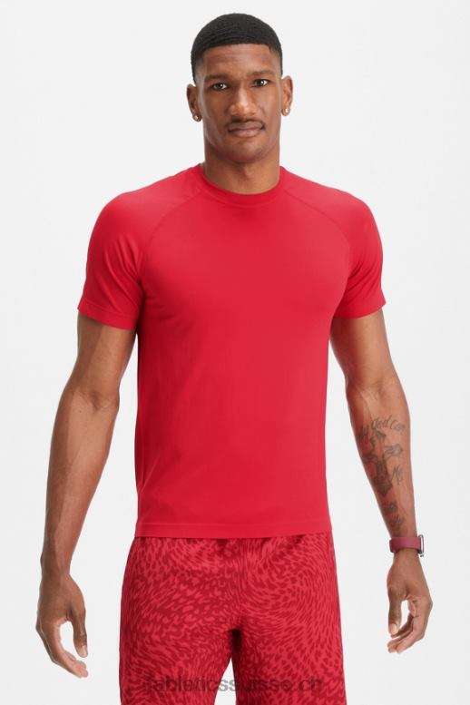 Hommes le tee de la journée d'entraînement 176 B0B6R3470 cerise classique Fabletics