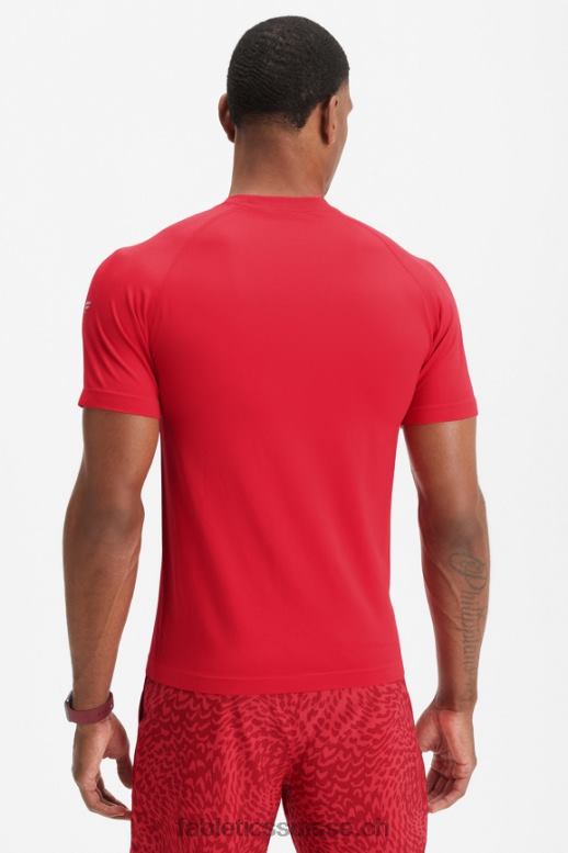 Hommes le tee de la journée d\'entraînement 176 B0B6R3470 cerise classique Fabletics