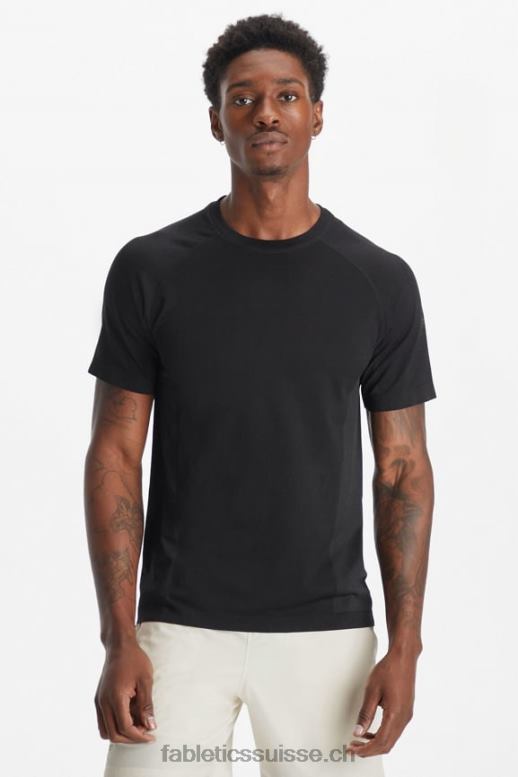 Hommes le tee de la journée d'entraînement 178 B0B6R3477 noir Fabletics