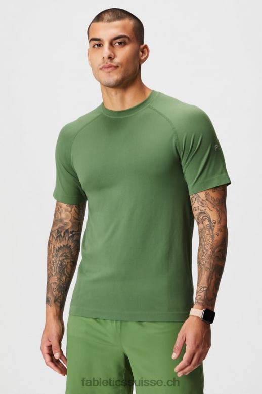 Hommes le tee de la journée d'entraînement 179 B0B6R3484 néo olive Fabletics