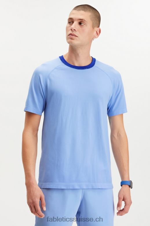 Hommes le tee de la journée d'entraînement 179 B0B6R3485 bleu vapeur Fabletics
