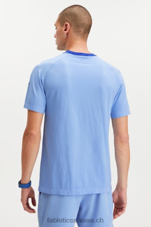 Hommes le tee de la journée d\'entraînement 179 B0B6R3485 bleu vapeur Fabletics