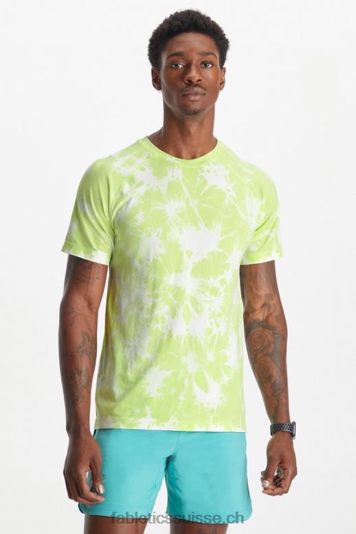 Hommes le tee de la journée d'entraînement 179 B0B6R3486 teinture à la chaux délavée Fabletics