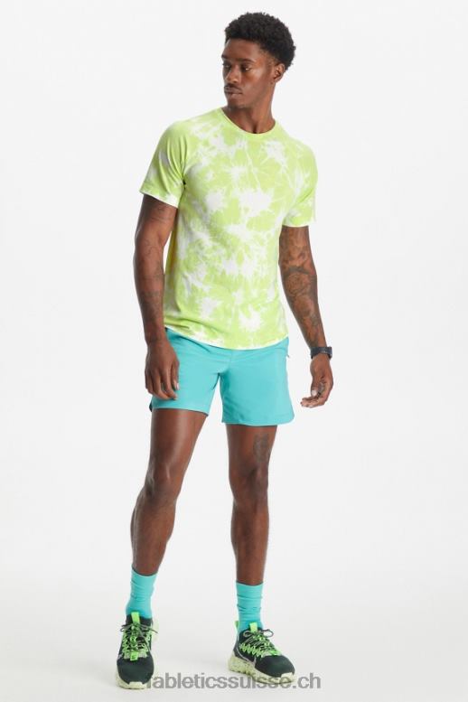 Hommes le tee de la journée d\'entraînement 179 B0B6R3486 teinture à la chaux délavée Fabletics