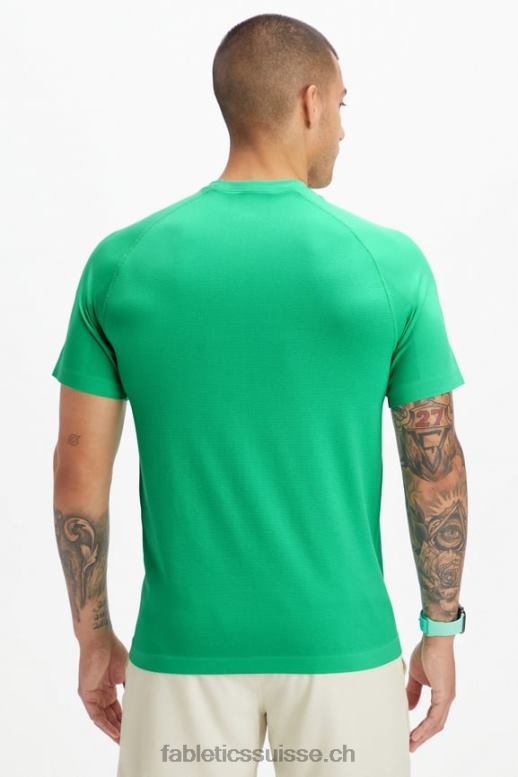 Hommes le tee de la journée d\'entraînement 180 B0B6R3487 vert essentiel Fabletics