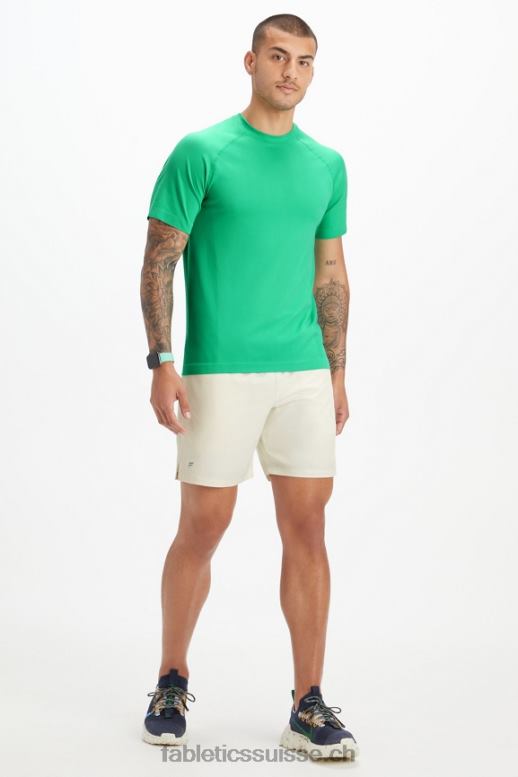 Hommes le tee de la journée d\'entraînement 180 B0B6R3487 vert essentiel Fabletics