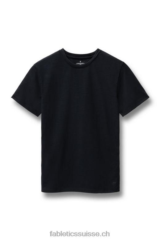Hommes le tee de la première rangée B0B6R3552 noir Fabletics