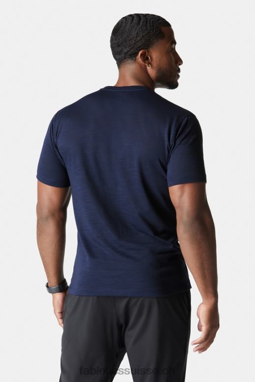Hommes le tee de la première rangée B0B6R3553 marine Fabletics
