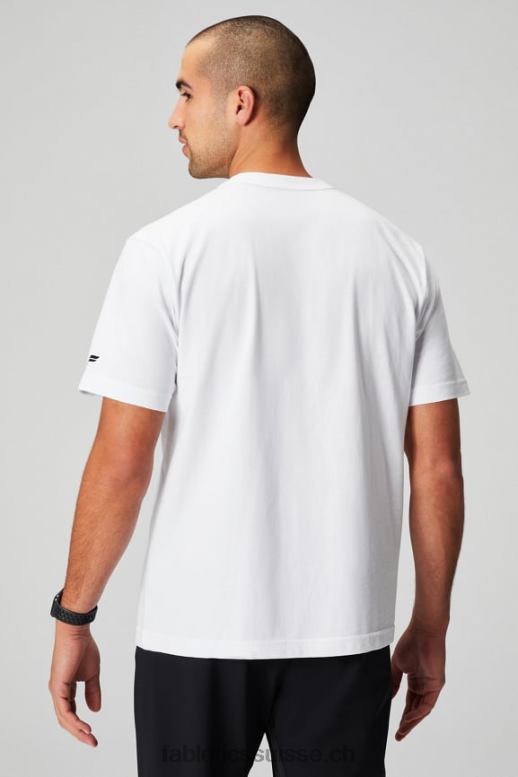 Hommes le tee-shirt r&r B0B6R3524 sport rapide blanc classique Fabletics