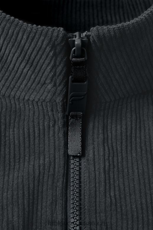 Hommes la veste club cord 1/4 zip B0B6R3636 onyx Fabletics