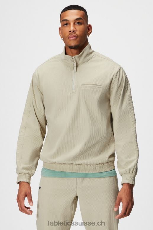 Hommes la veste club cord 1/4 zip B0B6R3637 calcul Fabletics