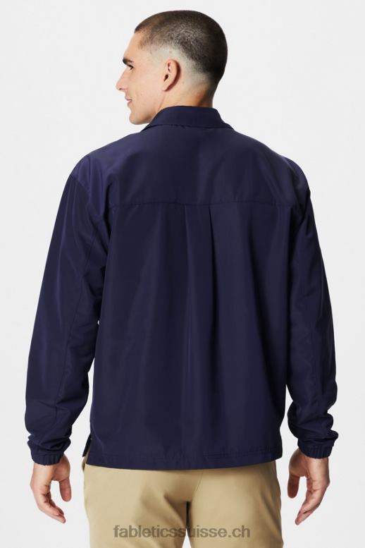 Hommes la veste d\'avant-poste B0B6R3632 bleu marine profond Fabletics