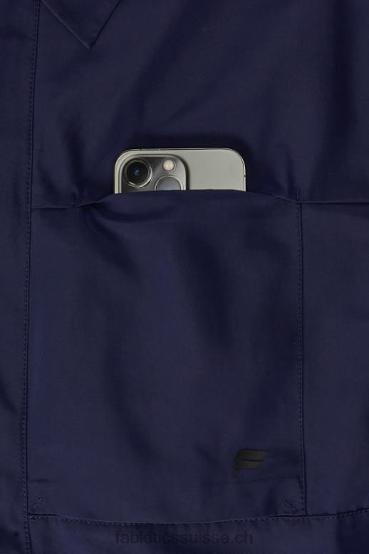 Hommes la veste d\'avant-poste B0B6R3632 bleu marine profond Fabletics