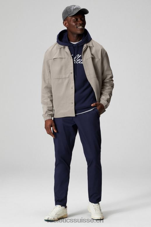 Hommes la veste d\'avant-poste B0B6R3633 kaki brutaliste Fabletics