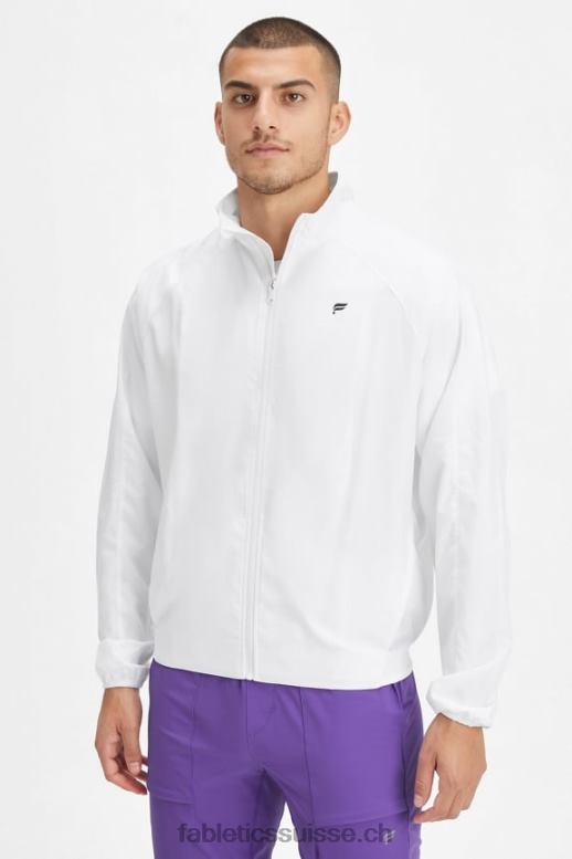 Hommes la veste d'intervalle B0B6R3640 blanc classique Fabletics