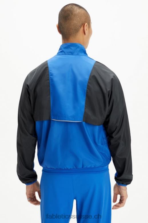 Hommes la veste d\'intervalle B0B6R3644 bloc bleu de course Fabletics
