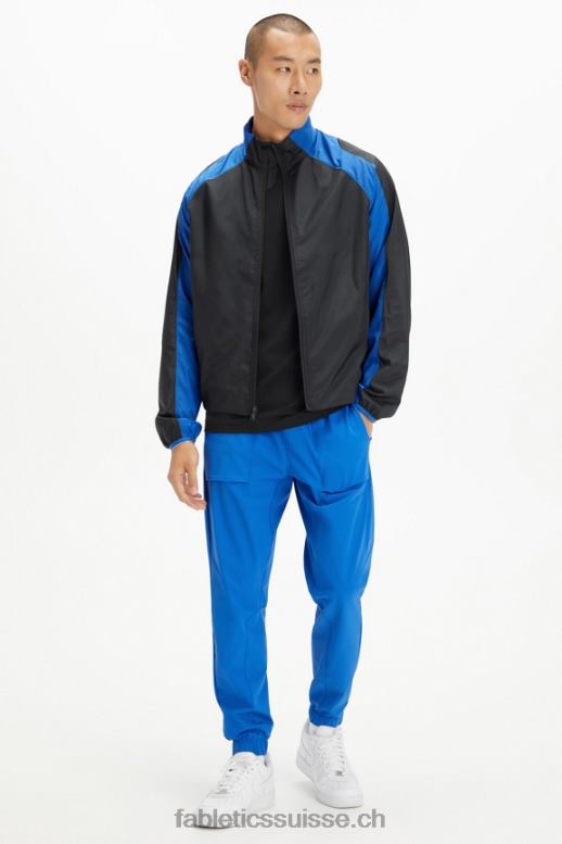 Hommes la veste d\'intervalle B0B6R3644 bloc bleu de course Fabletics